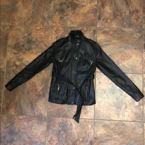 Jou Jou girls faux leather jacket